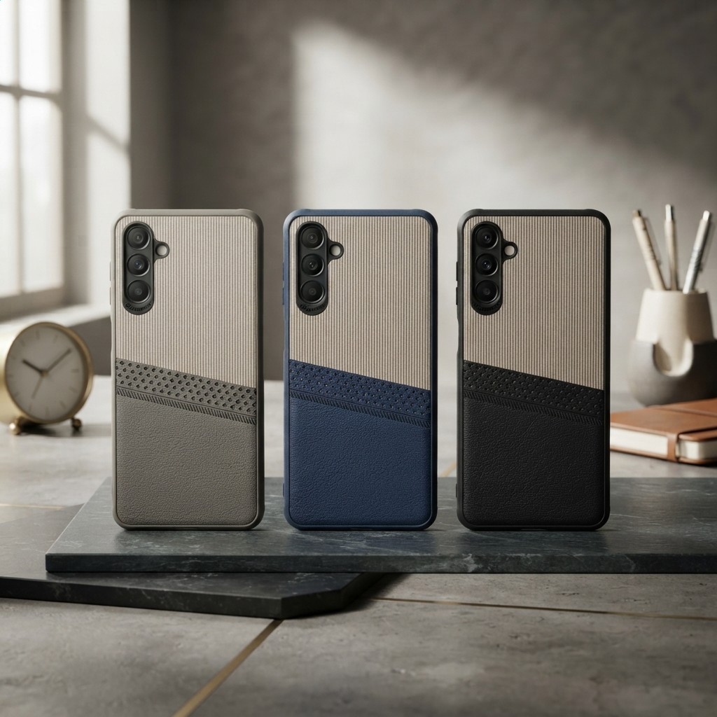 Samsung A04s Case Multicolor Dual Tone Premium Soft Leather Back Cover - Superior & Reliable