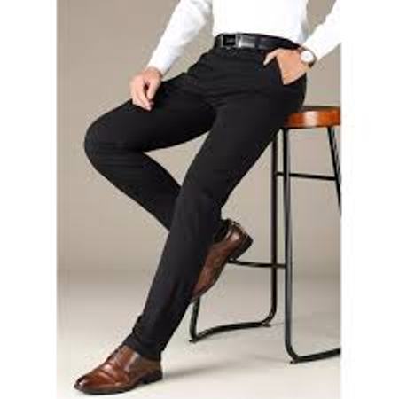 SLIM FIT DRESS PANT - PACK OF 1 - RANDOM COLOR - IMPORTED FABRIC
