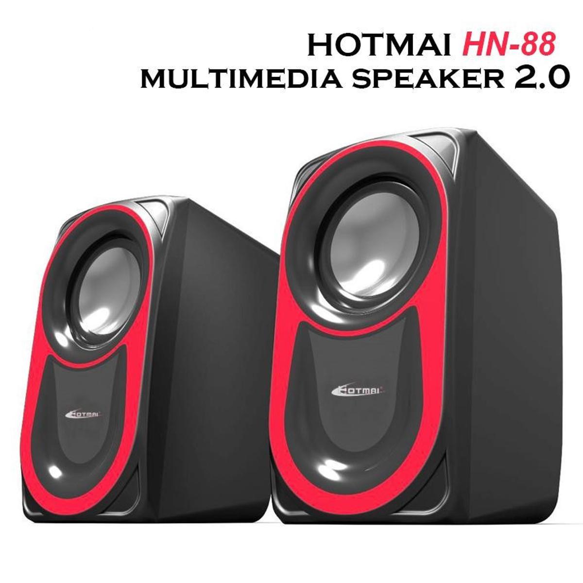 Hotmai HN 88 2.0 Multimedia Speaker Support PC / Phone / Laptop SB Computer Multimedia Speaker