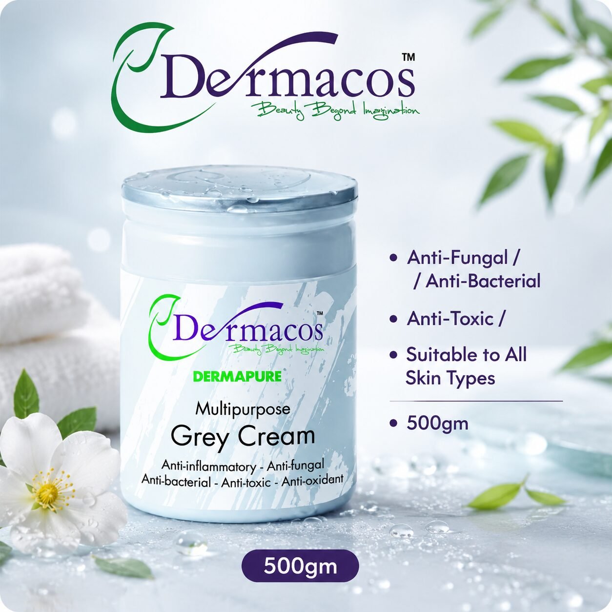 Grey Cream (500gm) | Moisturising Skin Care