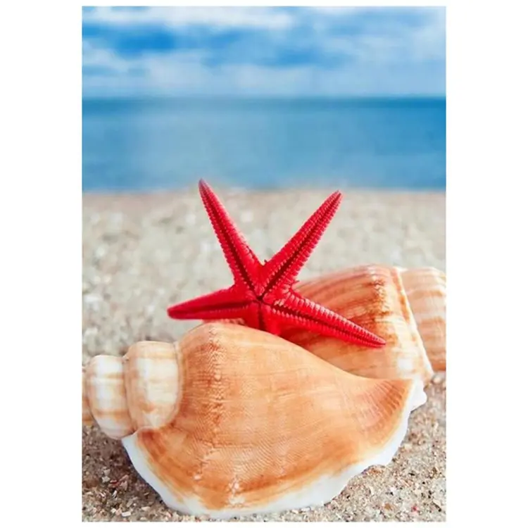 Starfish Beach Diamond Painting, Home Decor