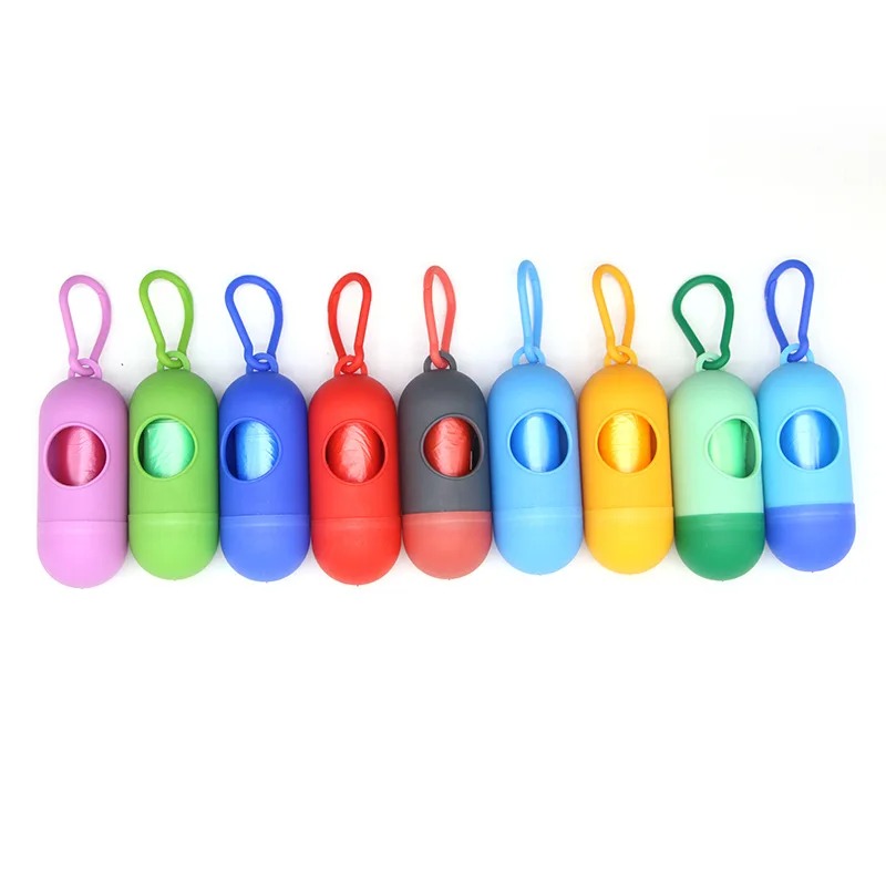 Plastic Diaper Bag Box Disposable Baby Pet Garbage Bag for Case Removable Box 1 roll 1 container