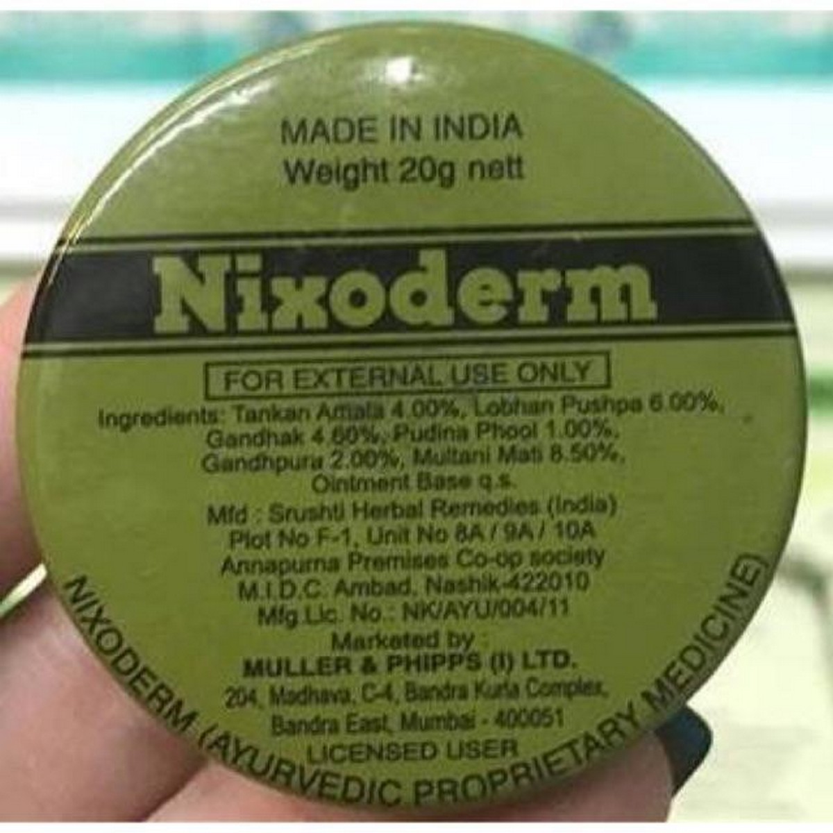 Nixoderm Cream For Skin Problems 20g Buy Online At Best Prices In Pakistan Daraz Pk