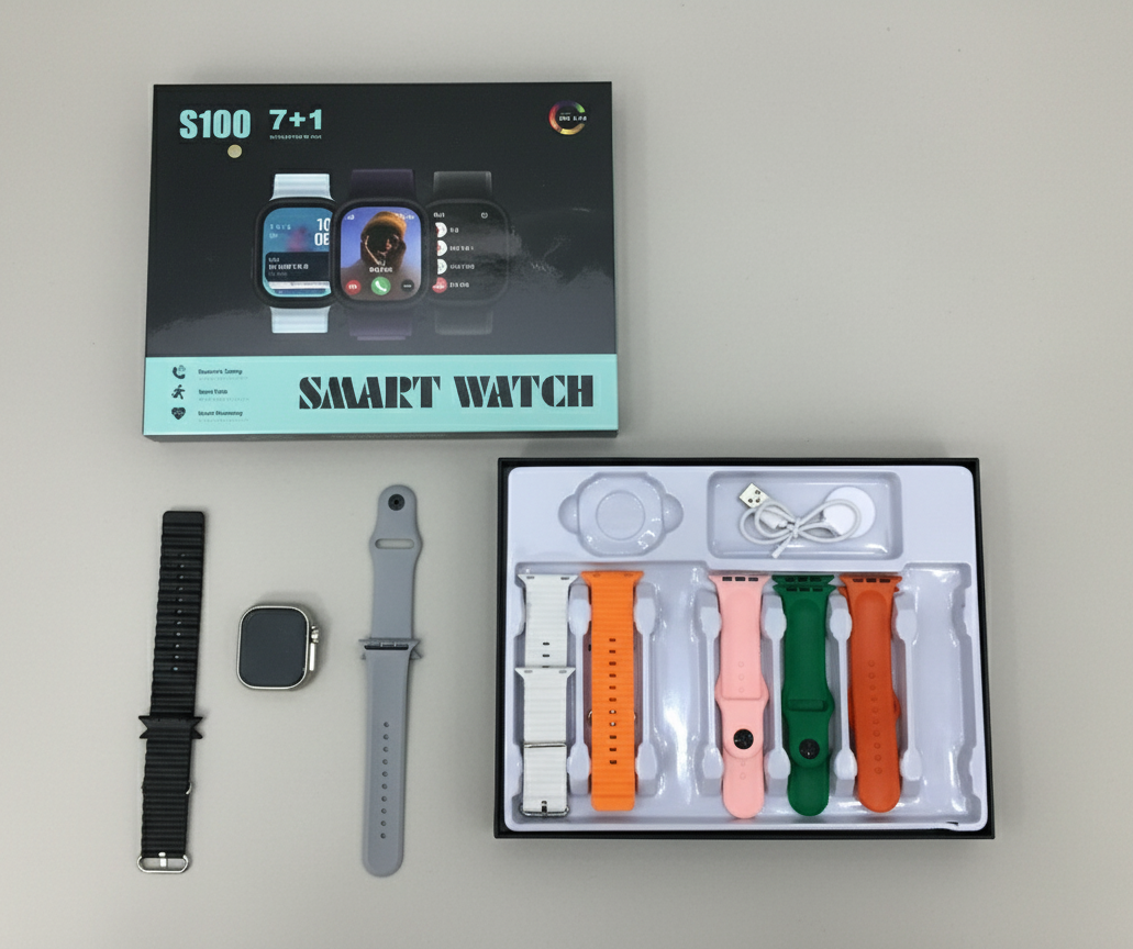 Smart Watch For Girls Gen9 – HD Display 1.3" Screen, Bluetooth Calling, Dual Straps (Rose Gold, Premium Design)
