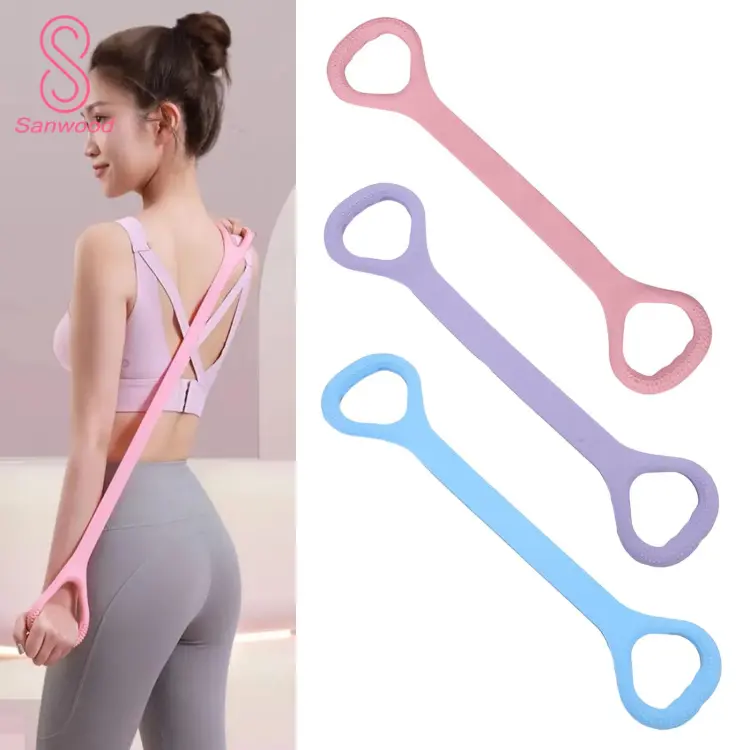 Stretching Band for Yoga 5pcs Yoga Resistance Band Set Strengthen Body with  Elastic Loop Bands for Home Gym Fitness Suitable for Men Women Training  Stretching Equipment