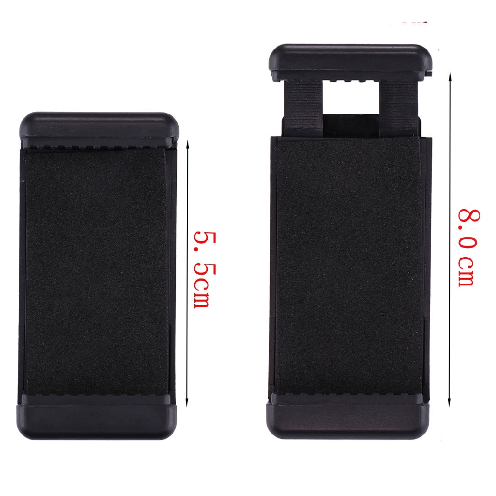 1/4 Universal Screw Hole Mobile Phone Clip Bracket Holder for Smartphone Tripod Monopod Mount Stand, ring light stand tripod
