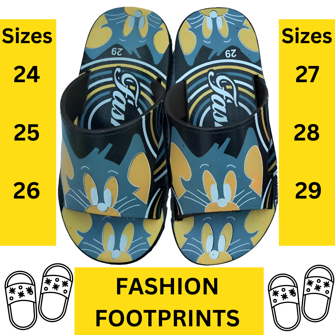 kids fashion casual cartoon chapal