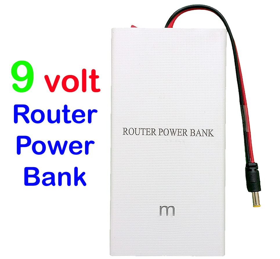 12V Router Power Bank 2-in-1 UPS Backup with Li-Ion Battery for TP Link ...