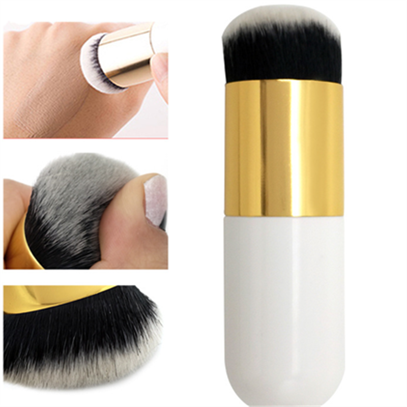 Chubby Pier Foundation Brush Flat Cream Makeup Brushes Professional Cosmetic Makeup Brush