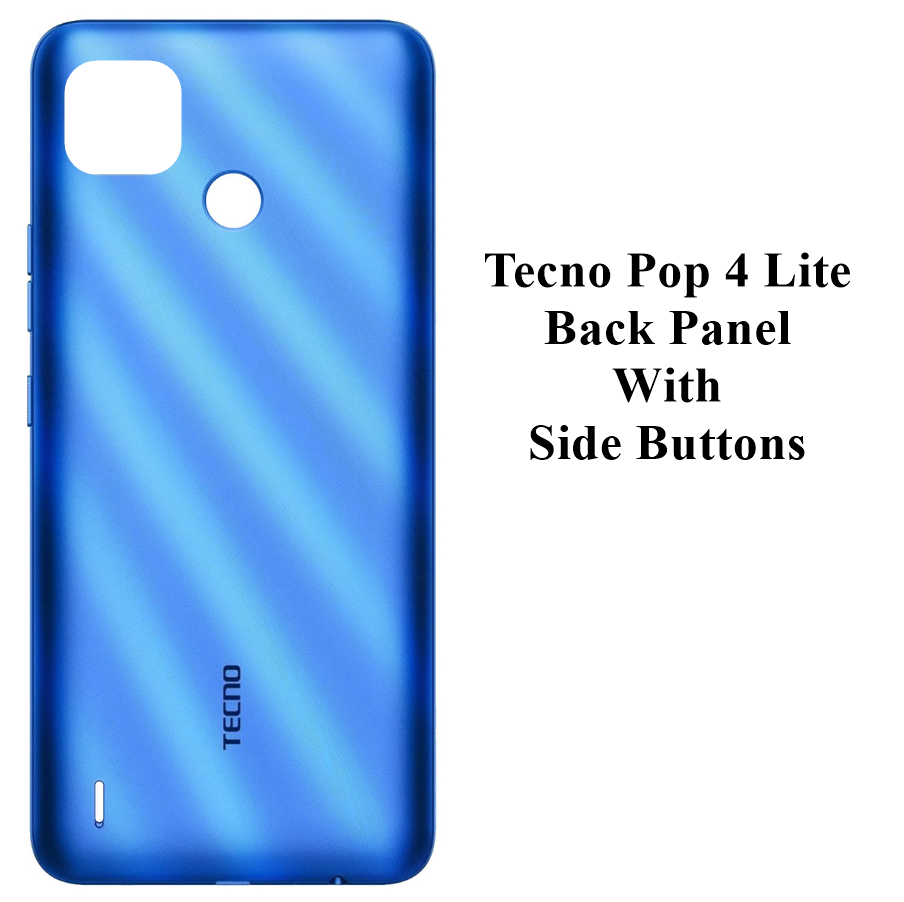 Tecno Pop 4 Lite Back Battery Cover Rear Door Housing Case Back Panel Replacement Tecno pop 4 Lite