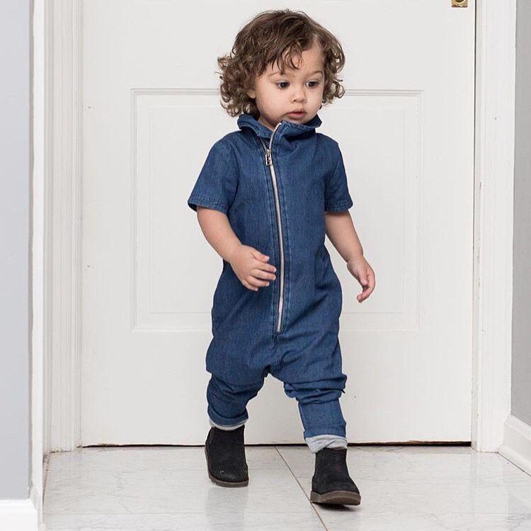 baby boy jeans romper
