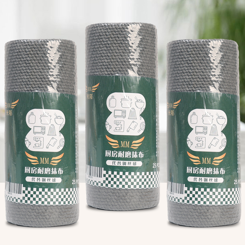 Disposable Non-Woven Dish Cloth Absorbent Paper Towel Kitchen Cleaning Supplies Rag Creative Lazy Rag Disposable Cleaning Cloth