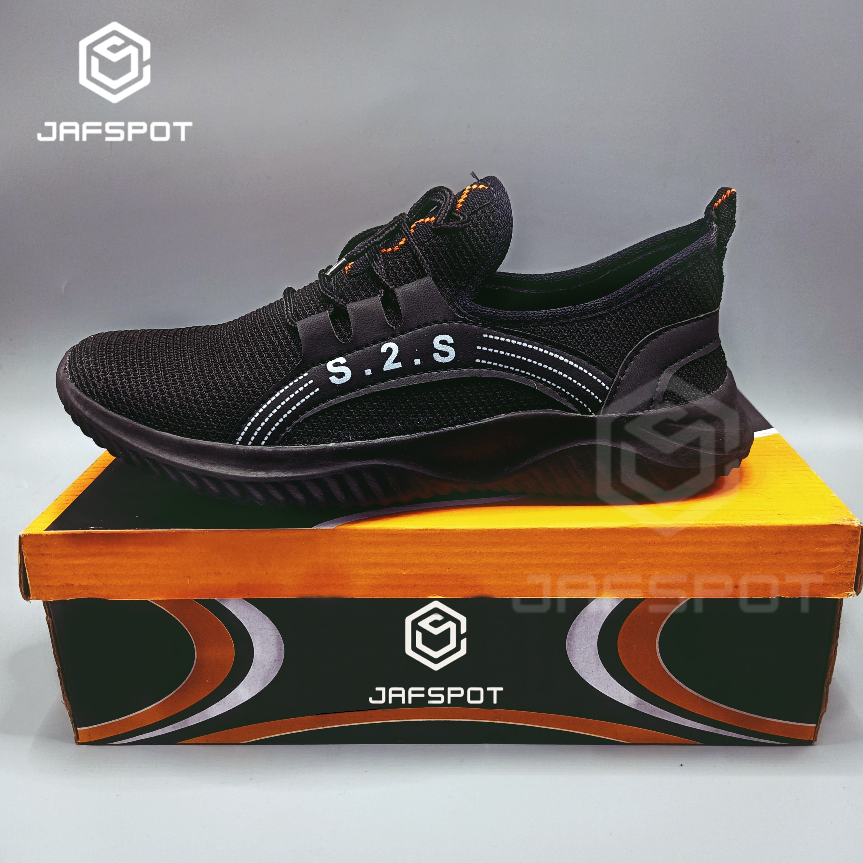 Jaf spot New Men's Running Shoes Men's Rubber Black Sneakers Army Green Breathable Mesh Sports