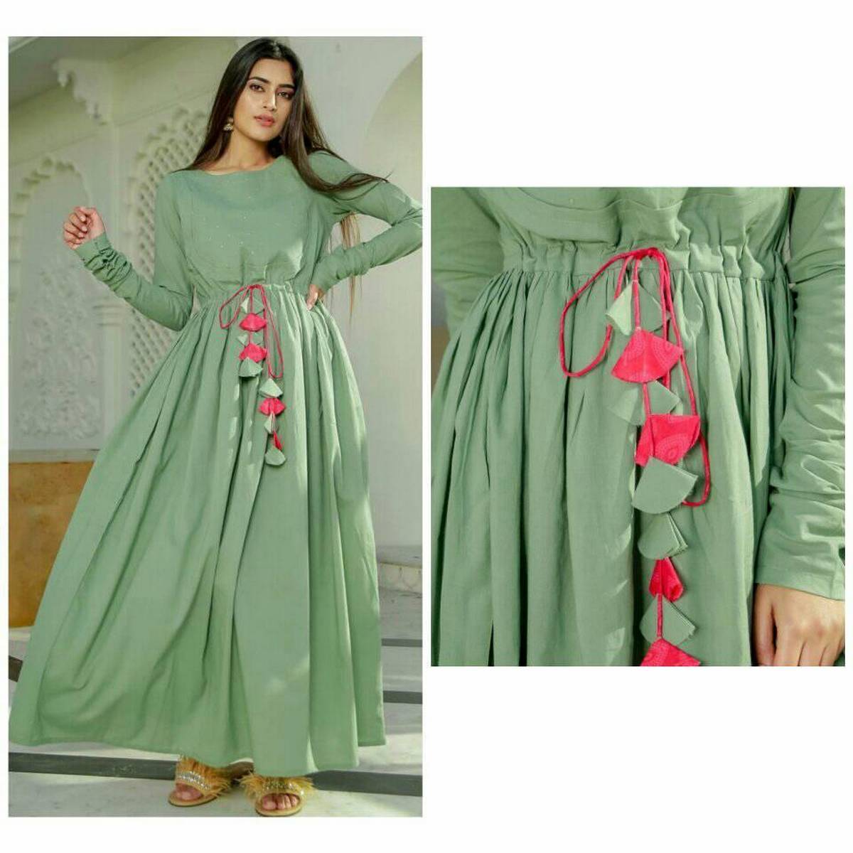 long frock for women cotton