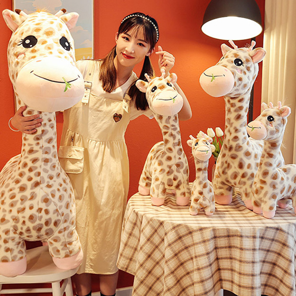 Adorable Giraffe Plush Doll Soft Stuffed Toy Kids Hugging Pillow Gift 50Cm