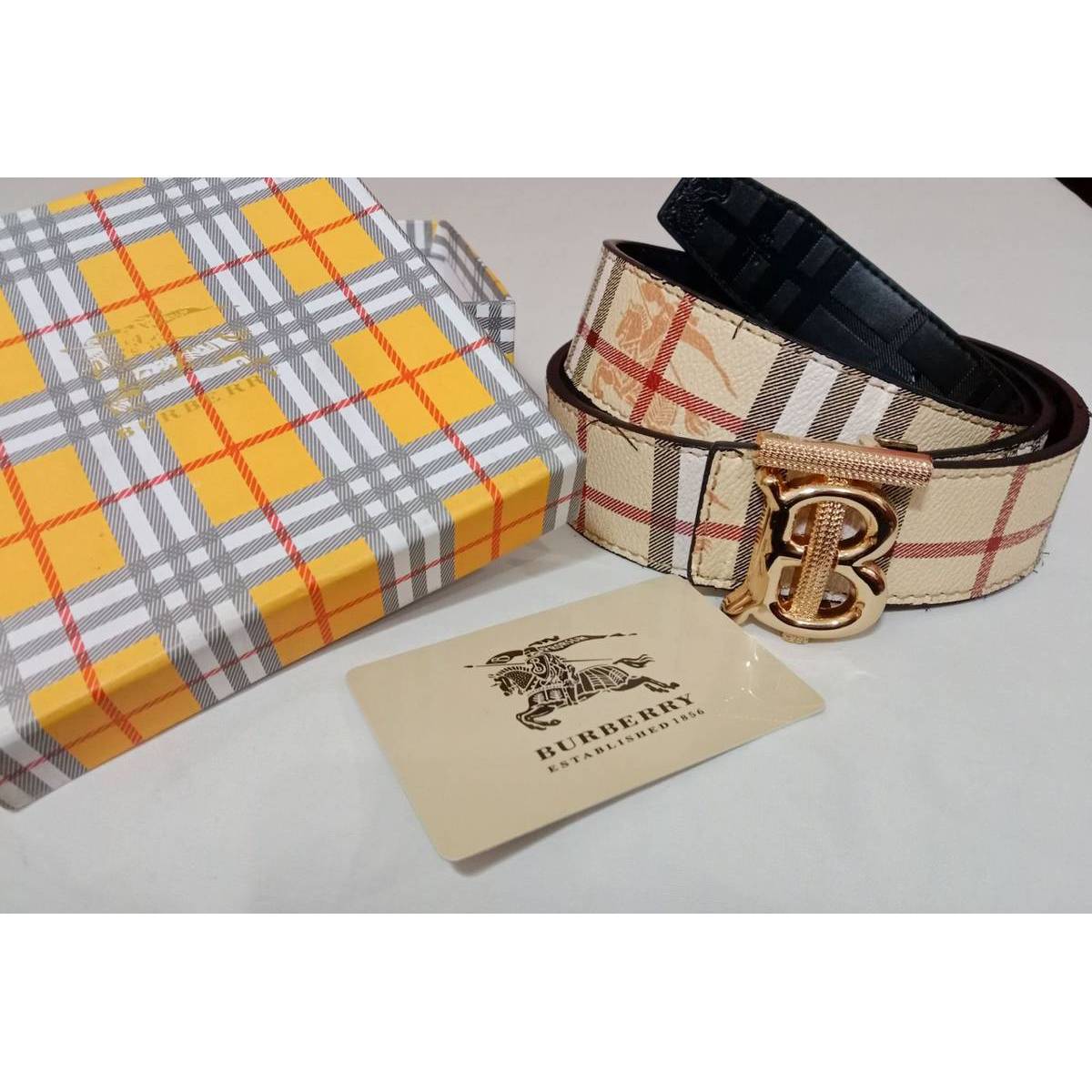 burberry belt gold buckle