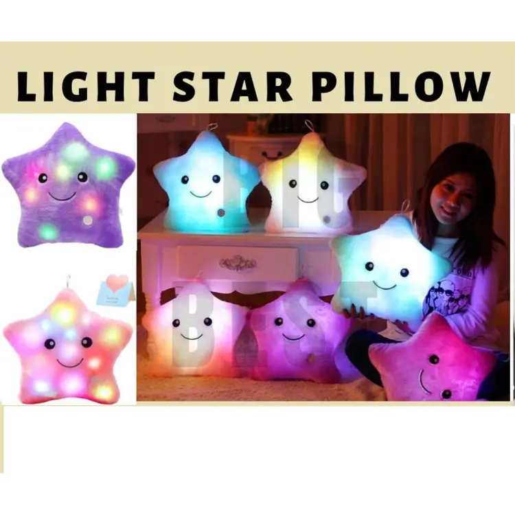 Star Cushion Light, Led Plush Cushion, Luminous Pillows