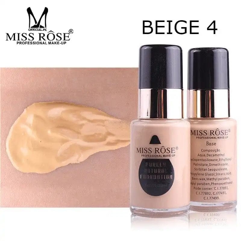 Waterproof Moisturizing Oil Free Full Coverage Deep Whitener Liquid Foundation 30Ml