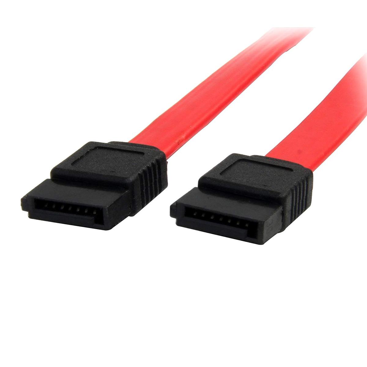 High-Quality SATA 3.0 Data Cable for SSD/HDD - Elegant Red S-Mount Connector Sata Cable for SSD and HDD Fast Sata Cable Data transfer