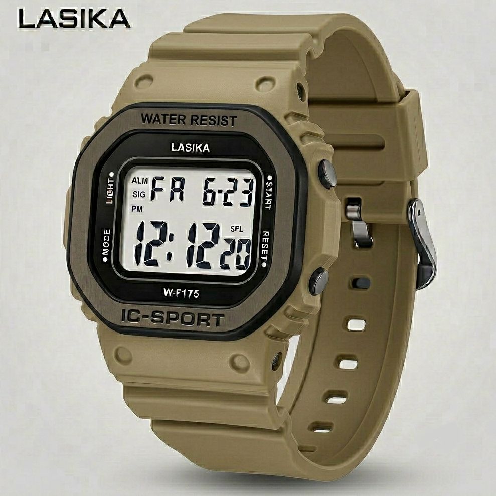 Military Men's Digital Sports Watch For Men Boys Waterproof with LED Back light Digital Watch for Men