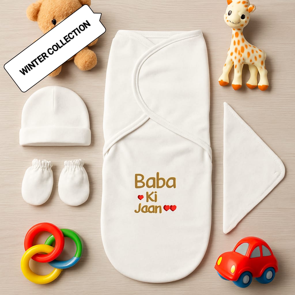 Baby Swaddle Wrap - Summer Winter Swaddle - Super Soft 100% Cotton -0-4 months-RANDOM PRINTS Swaddle Wrapping Sheet - For Infants and Toddlers