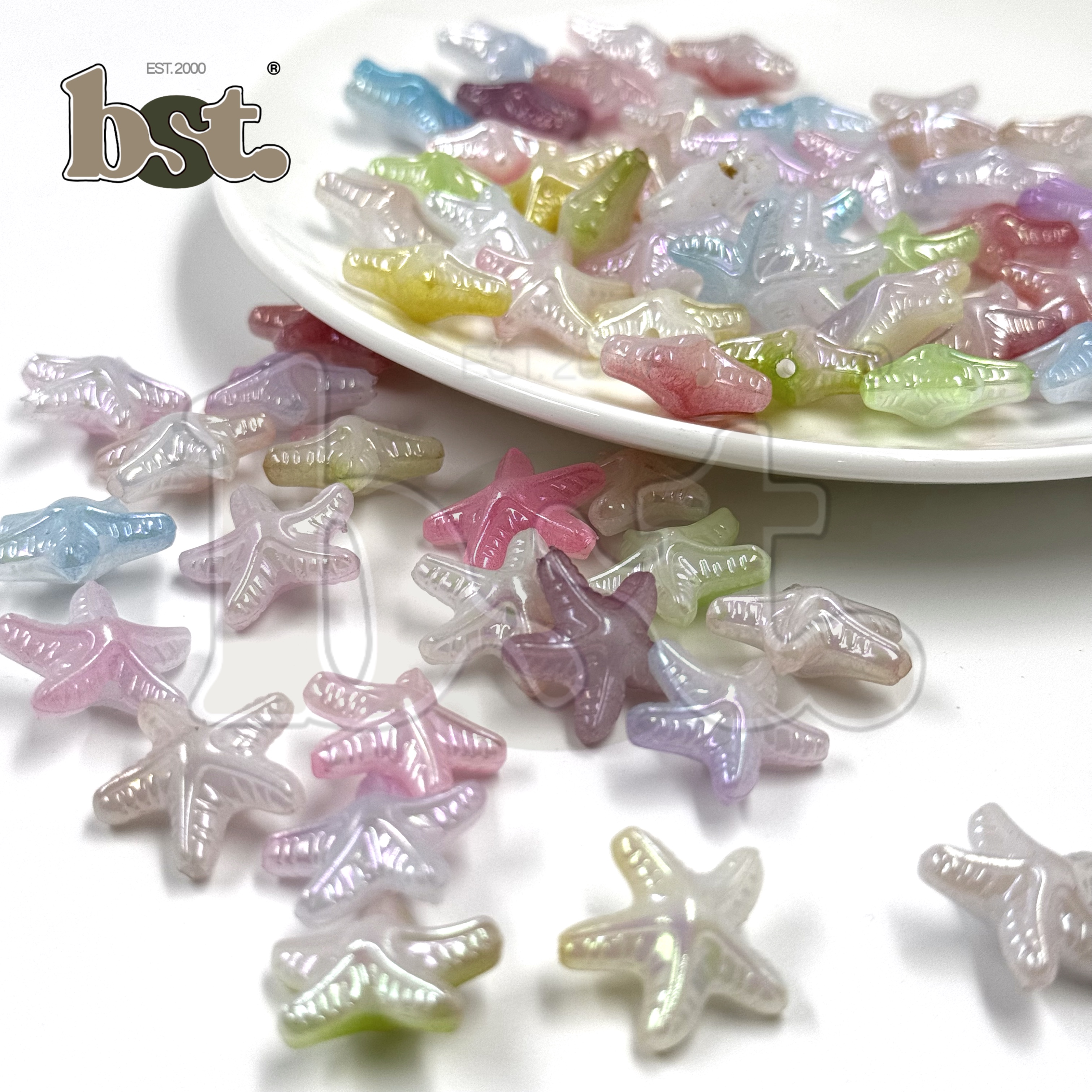 25pc Beads Mix Chunky Beads Charms Beads Bow Beads Accessories DIY Accessories Plastic Charms Bow Charm BST