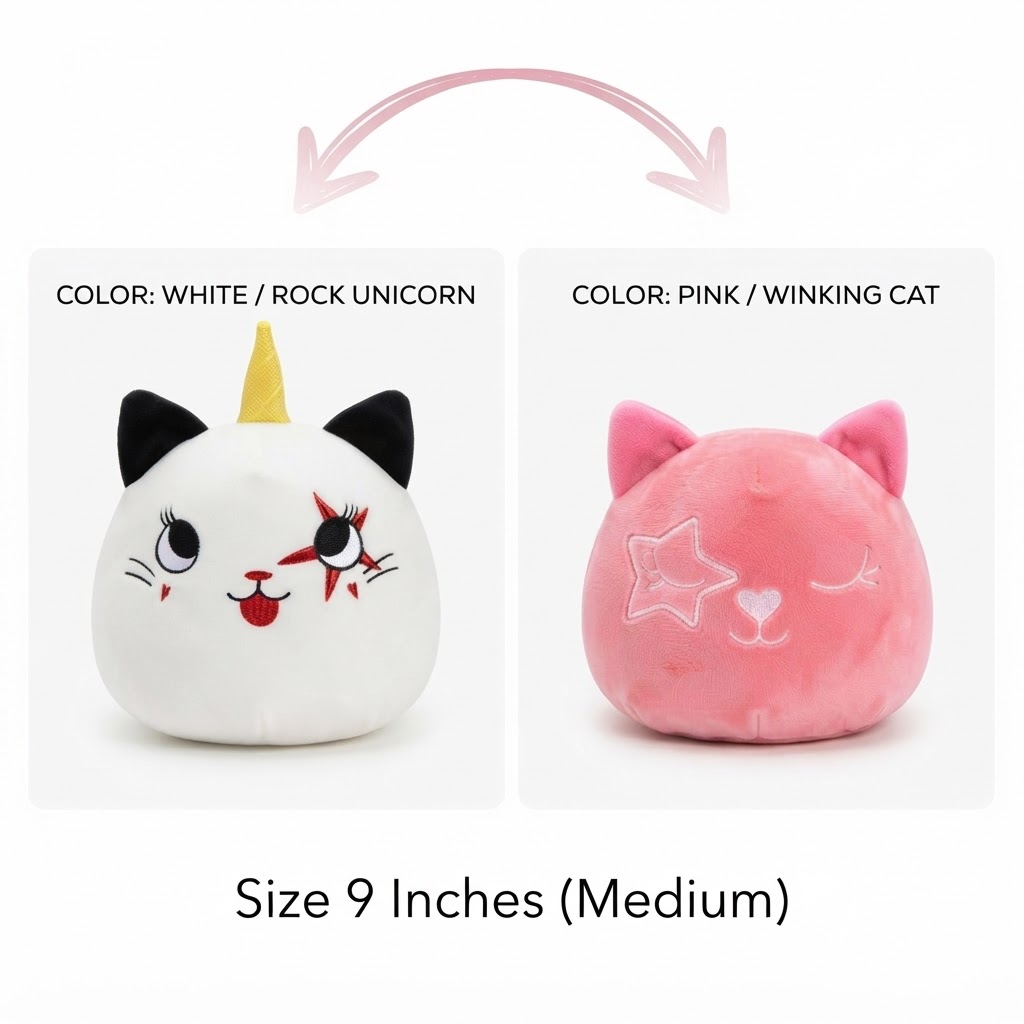Cat Pink & White