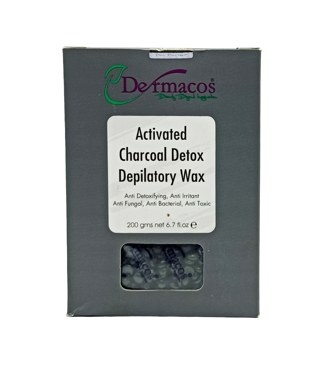 Dermacos Wax Liposoluble Depilatory Wax Charcoal Flavor 200gm Daraz.pk