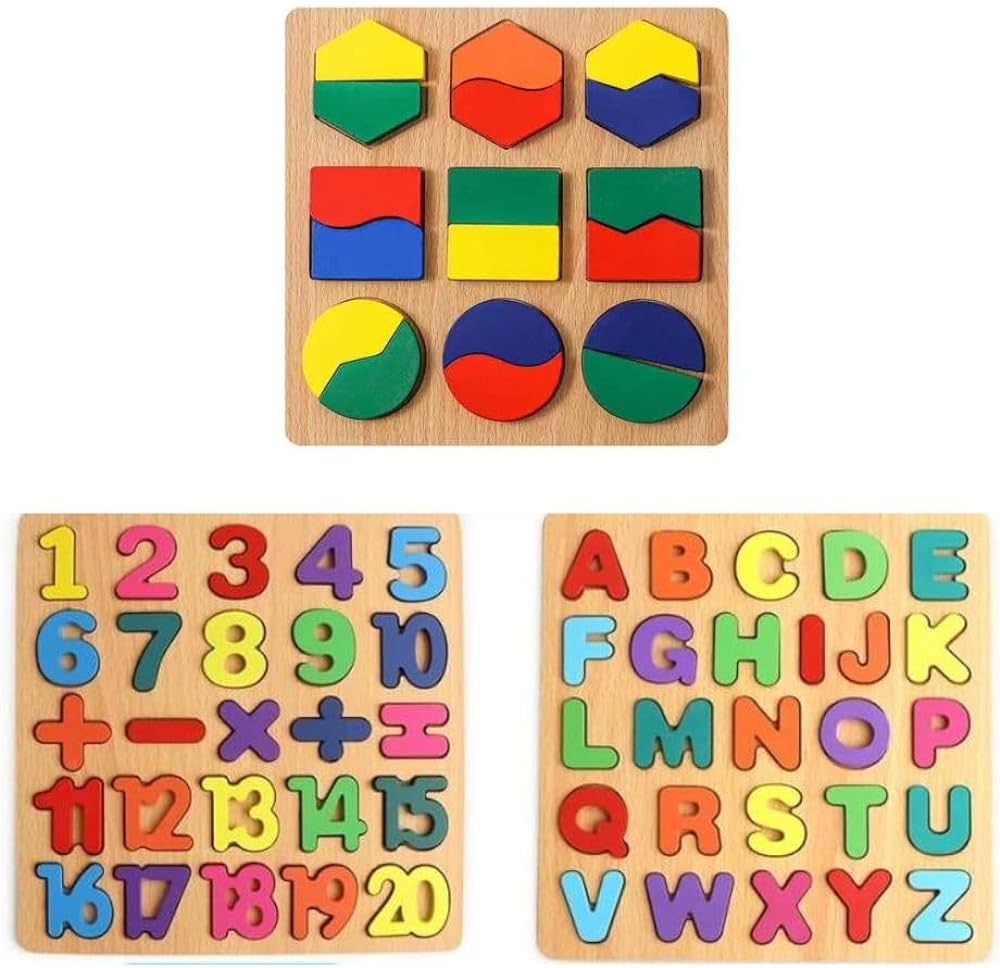 Wooden English Letters - English Counting Alphabets - Baby Learning - Kids Learning Toys