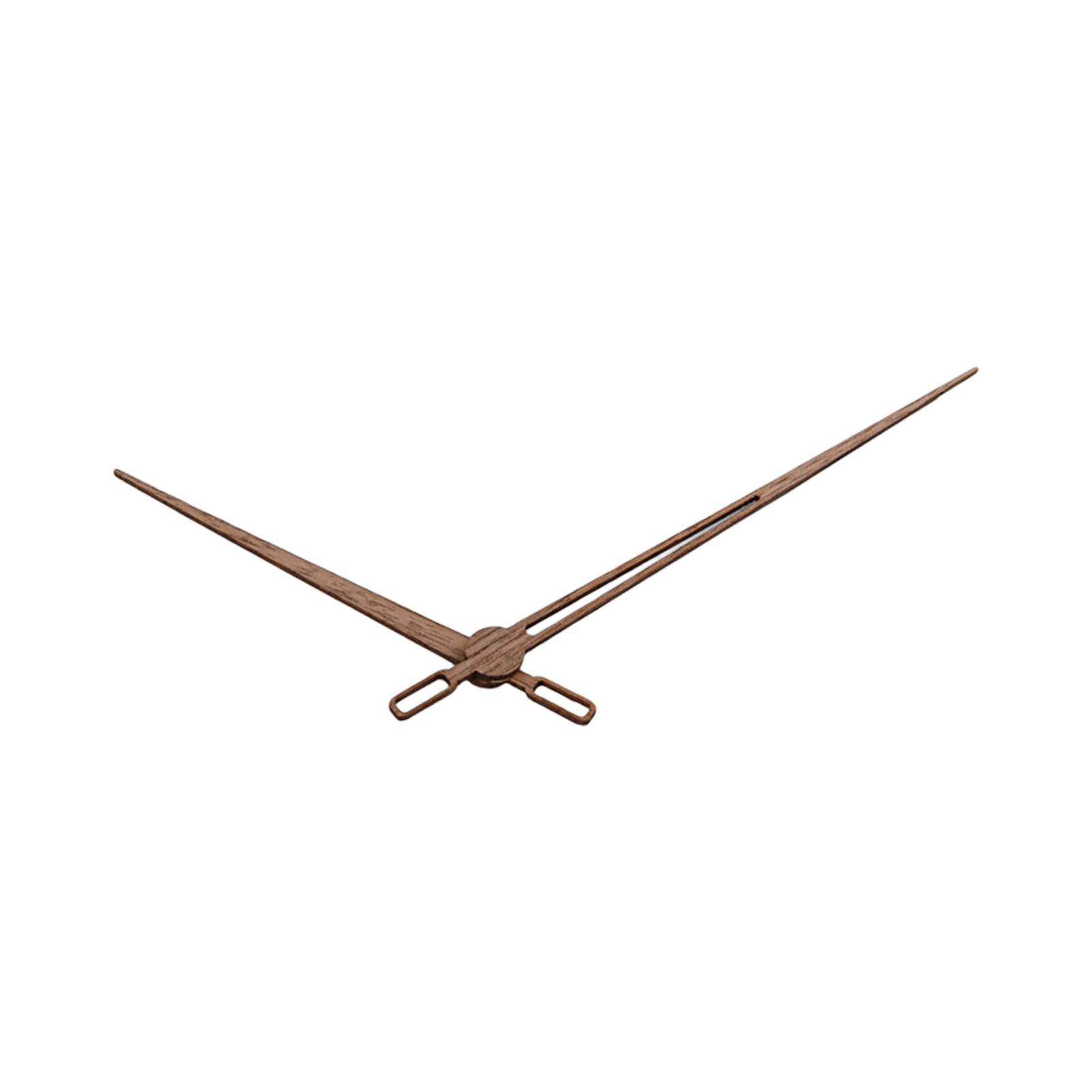 Penasfe Wall Clock Hands Solid Walnut Wood 12/14 Inch Modern Simple ...