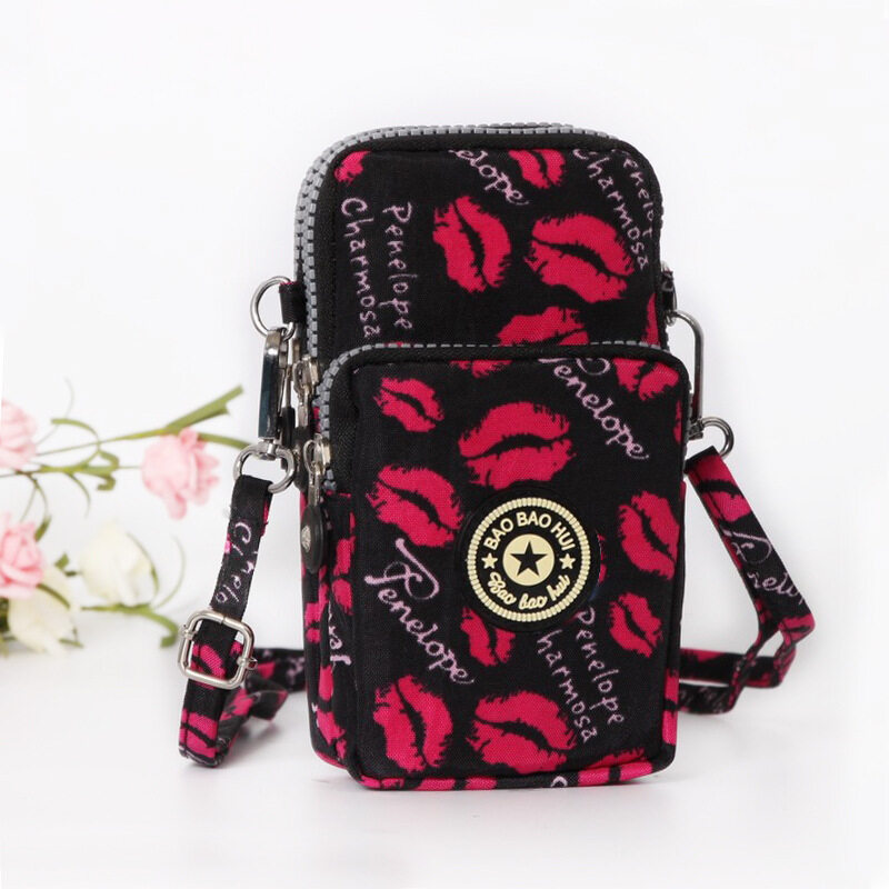 Small Shoulder Bags Nylon Women Mobile Phone Bags Mini Female Messenger