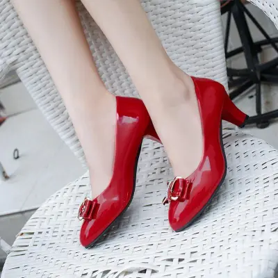 Patent leather heels for on sale work