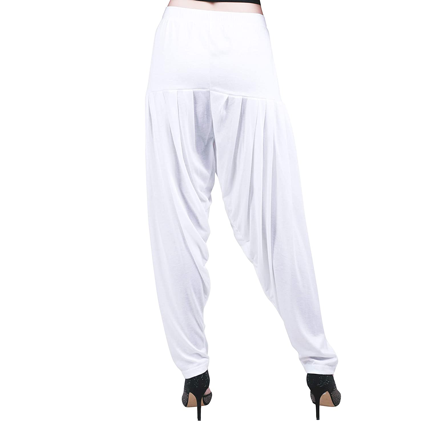 Attract Women's Viscose Patiyala/Patiala Pants Yellow