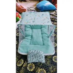 sleeping sack for infants with a mosquito netting Safety 0-1 Year Infant Portable Folding Baby Crib Infant Baby Sleeping Bag - Baby Bistar - Baby Bed Accessories for Baby Infant Bag Newborn Bag Dipper Bag Multicolor Baby Cots Foldable Crib Net
