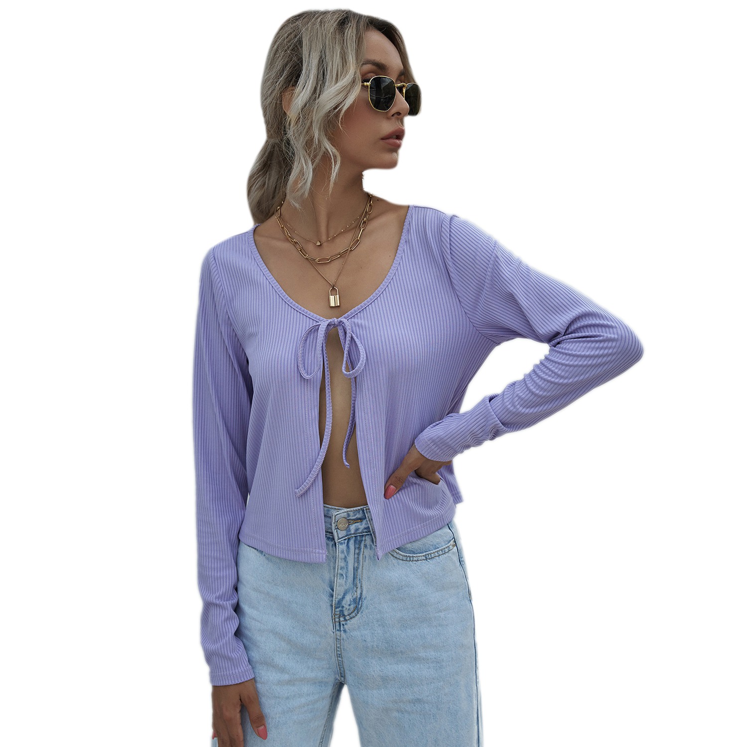 thin sweater cardigan