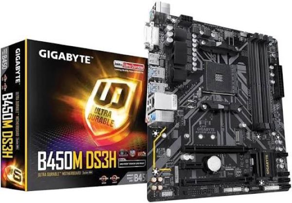 Gigabyte B450M DS3H V2 AMD Ryzen AM4 Micro ATX Motherboard