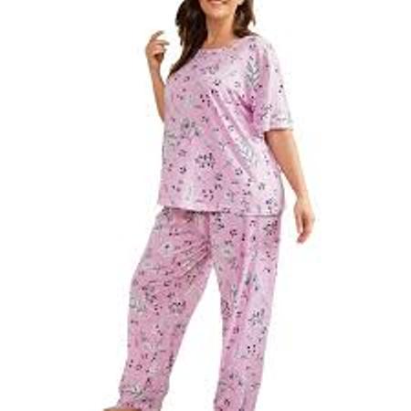 LADIES NIGHT WEAR TROUSER / COTTON FABRIC / DAILY NIGHT WEAR / RANDOM COLOR / PRINTED TROUSER