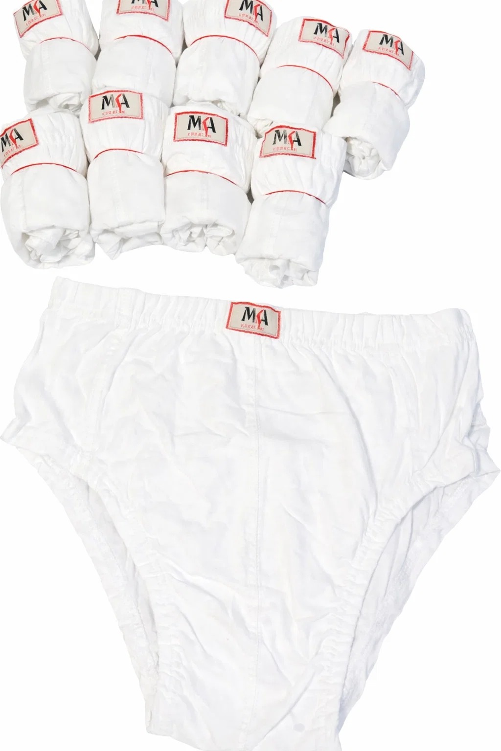 Pack of 3 White Brief/Underwears for Men - Normal Quality - Comfortable Fit Disclaimer:"  Product colors may vary due to stock availability, but the item you  see will, be the same