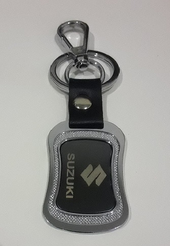 Maruti suzuki car on sale logo luxury leather keychain