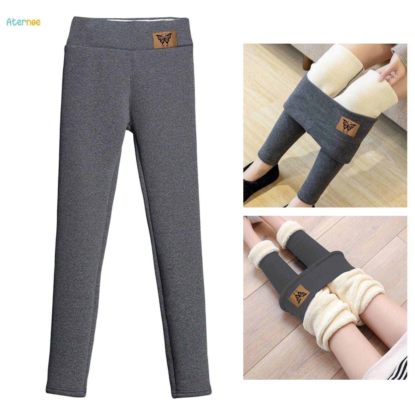Women Winter Leggings Thermal Elastic Tights Pants Soft Skinny Fleece Lined  Thick for Running, Hiking, Yoga , XXL