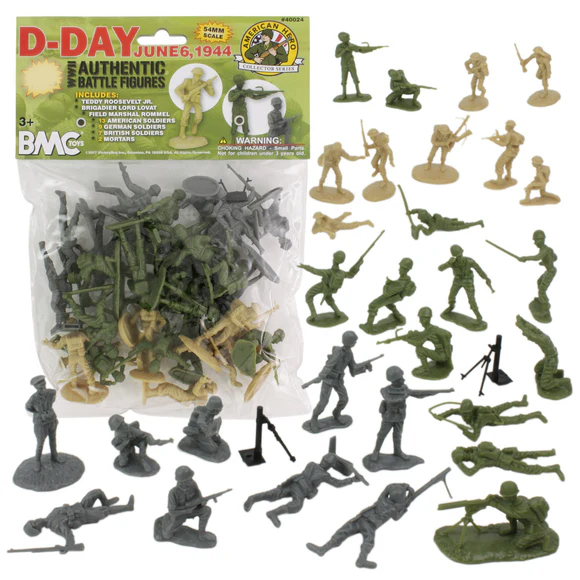 20 / 50 / 100 Pcs Set - Military Force Army Soldier Toy Set - War Man Action Figure Toys Set For Kids Boys Girls - Fighting Soldiers