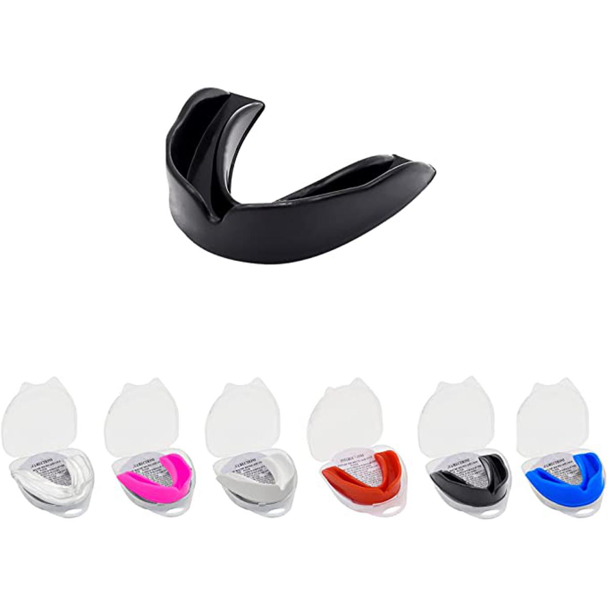 🦷 5RIDGE Ultrathin Sports Mouth Guard – Transparent Protective Mouthguard for Football, Basketball, MMA, Boxing & Jiu Jitsu | Lightweight & Comfortable Pro Fit for Adults & Youth | Durable Safety Gear