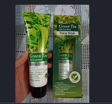green tea oil control face wash
