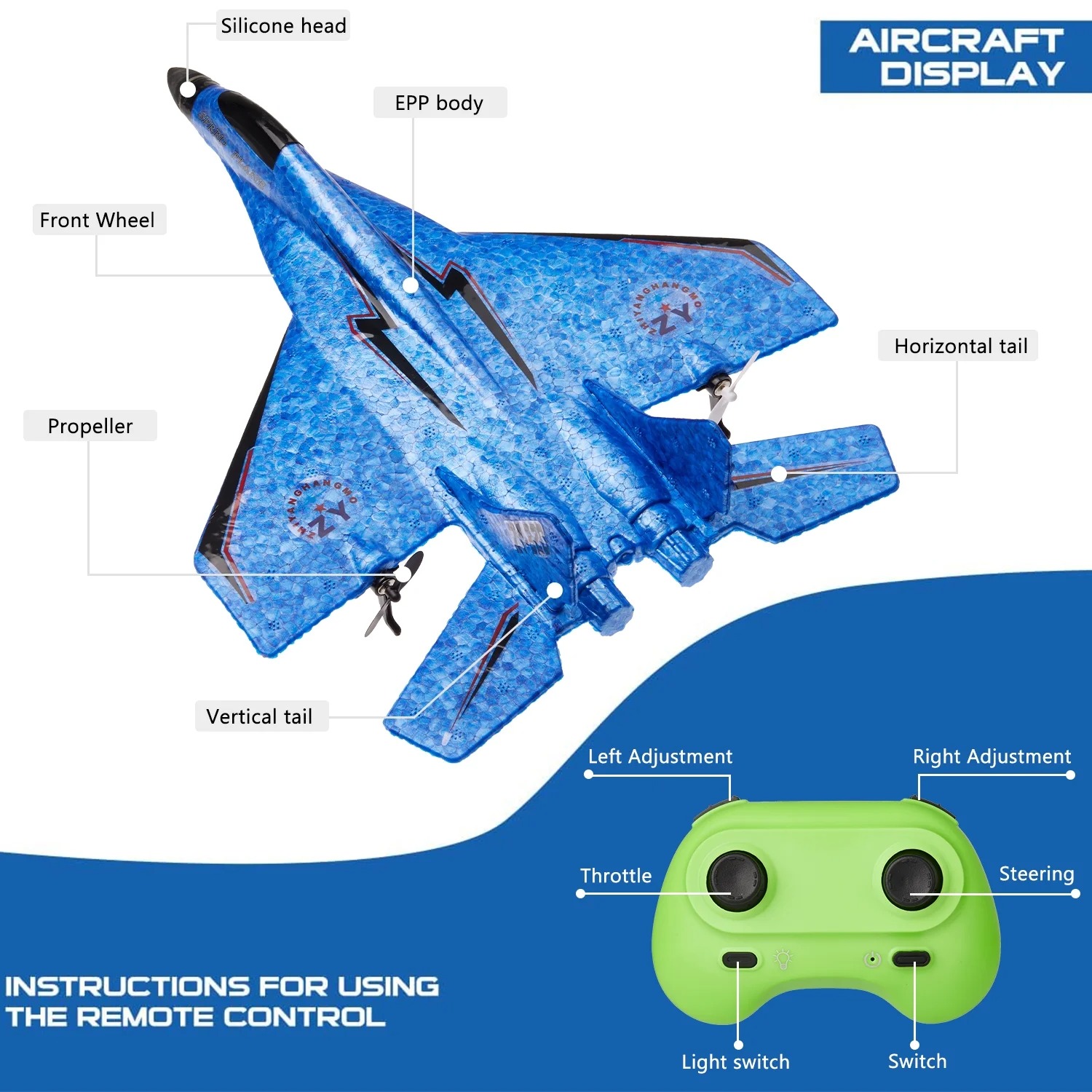RC Flying Plane – SU-35 Fighter Jet Model Aircraft with LED Lights | 2.4G Remote Control Glider EPP Foam Toy Plane for Kids – Durable EPP Foam RC Airplane Aircraft Model SU-35 Fighter – Red Colour Remote Flying Model for Fun & Learning Best for gift