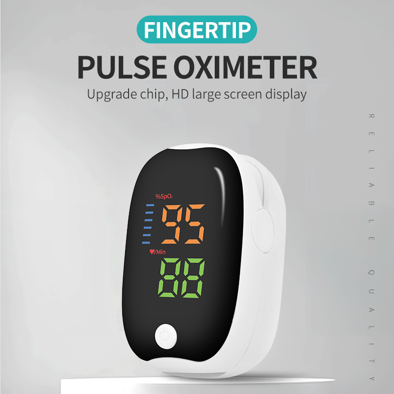 Children & Adults & Elderly Finger Pulse Clip Blood Oxygen Oximeter Heart Rate Monitor Oximeter SpO2 Small Portable Medical Health Care Daily Heartbeat Pulse Heart Rate & Blood Oxygen Monitor Plus Oximeters