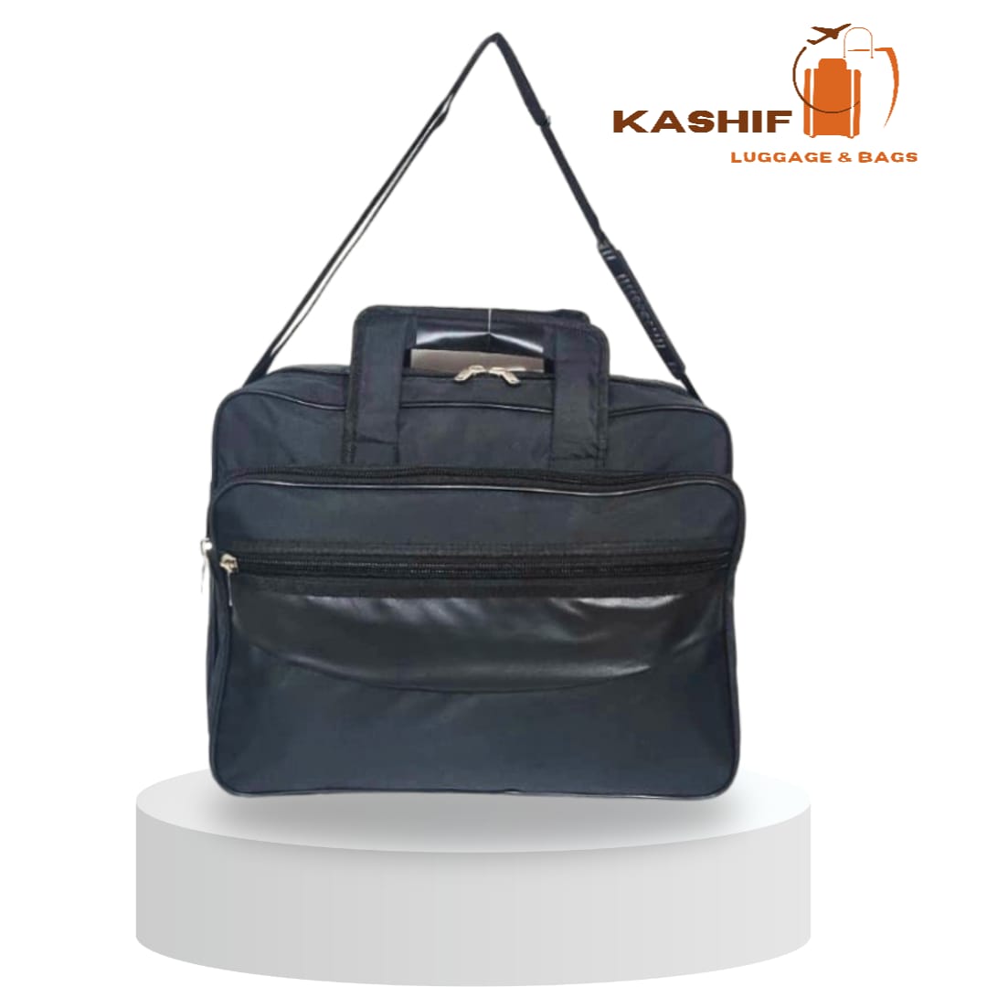 [Kashif Luggage] Business office Briefcase Men Soft Polyester male