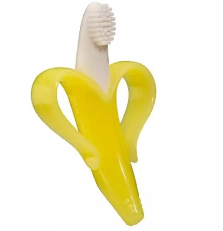Baby Silicon Banana Teether For Babies Non Toxic Sterilize Imported Made