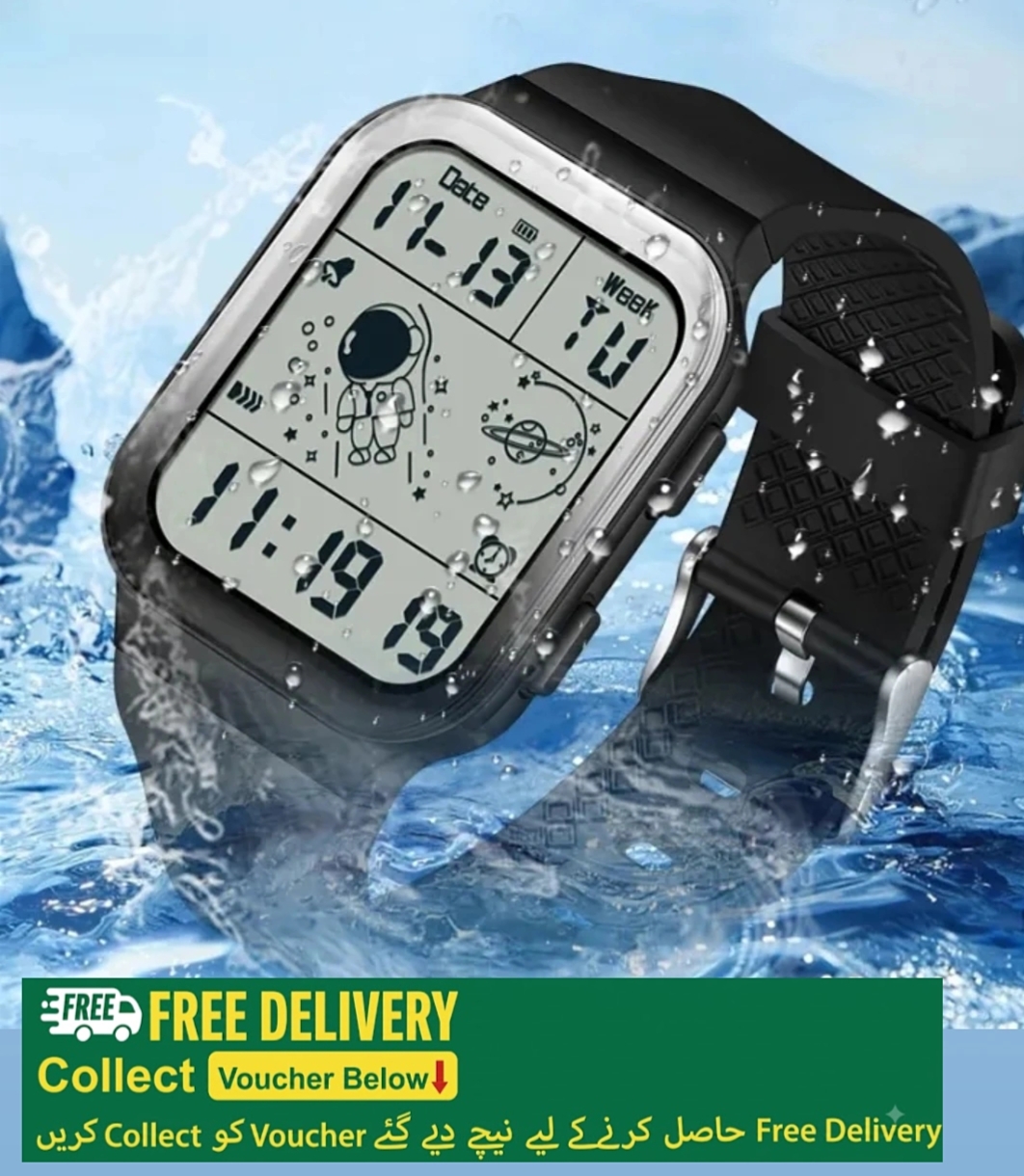 High Quality Digital Led Sport Watch New Design Sport Watch For Men Water Resistant Student Sport Watch Digital Unisex Sports Watches Digital Watch With Alarm Clock - Sport Digital Watch - Kids Watches For Boys - Square Teenage Student Sport Watch"