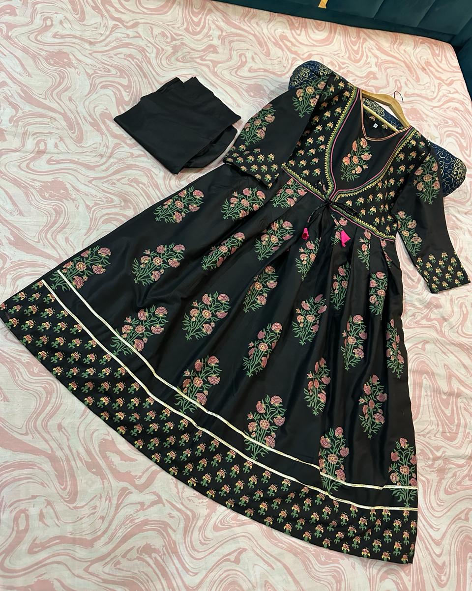 3D COTTON LAWN Fency Maxi 2Pc | Daraz.pk