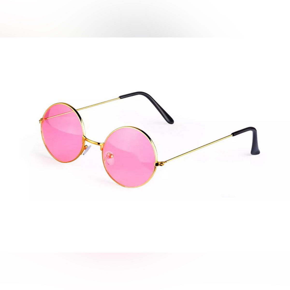 pink circle glasses